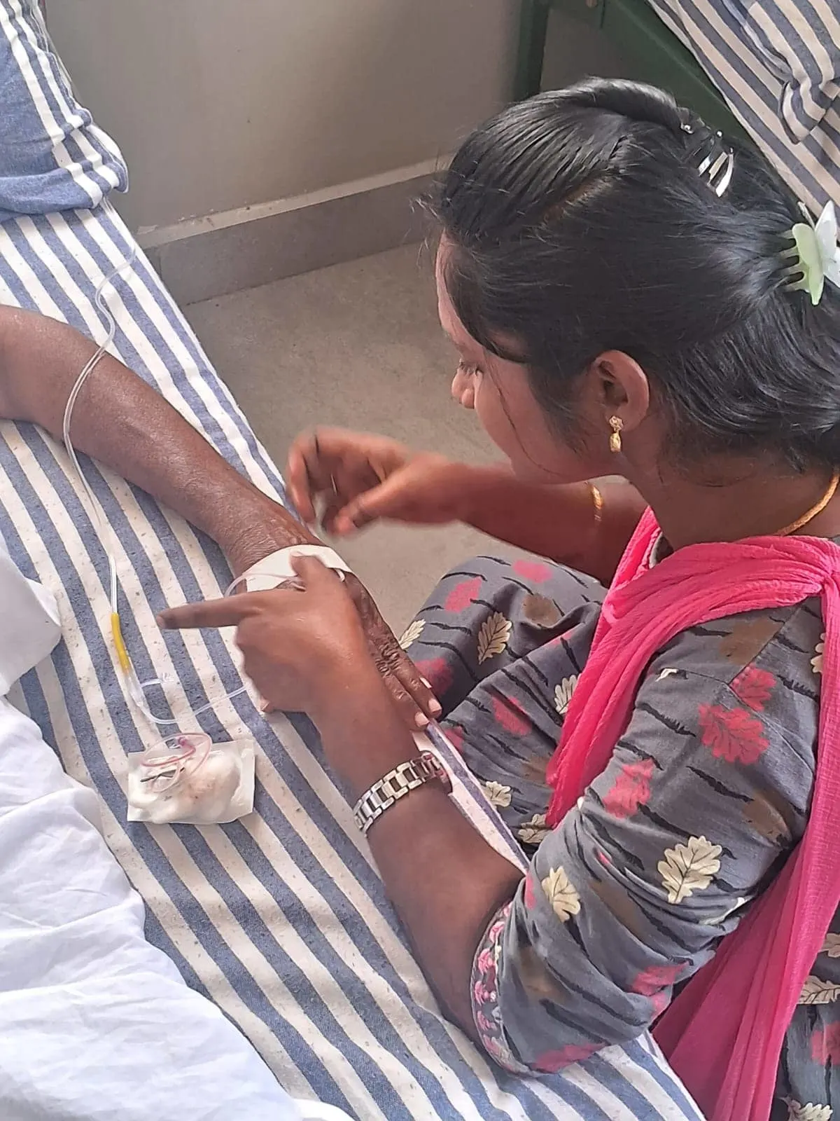Medicine Drip by Staff Nurse