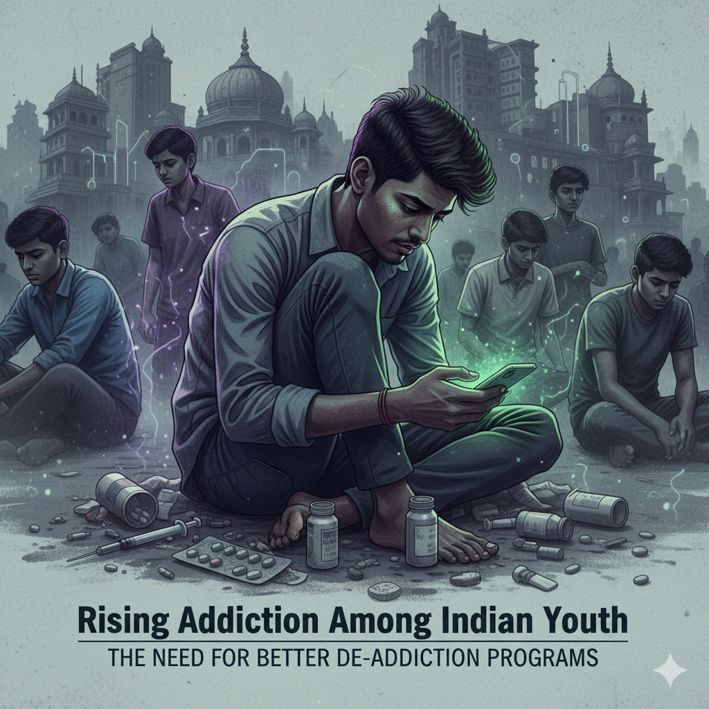 Rising Addiction Among Indian Youth: The Need for Better De-addiction Programs